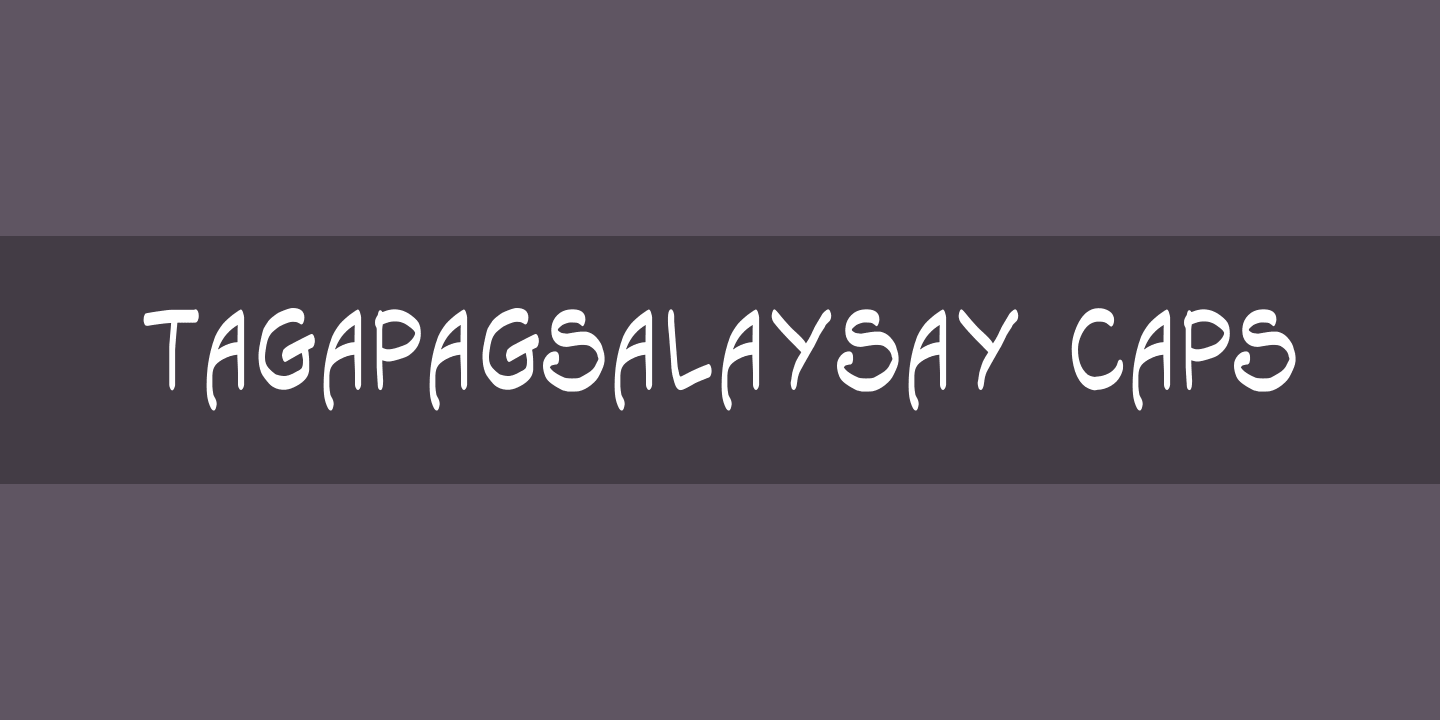 Tagapagsalaysay Caps Narrator Bold Font preview